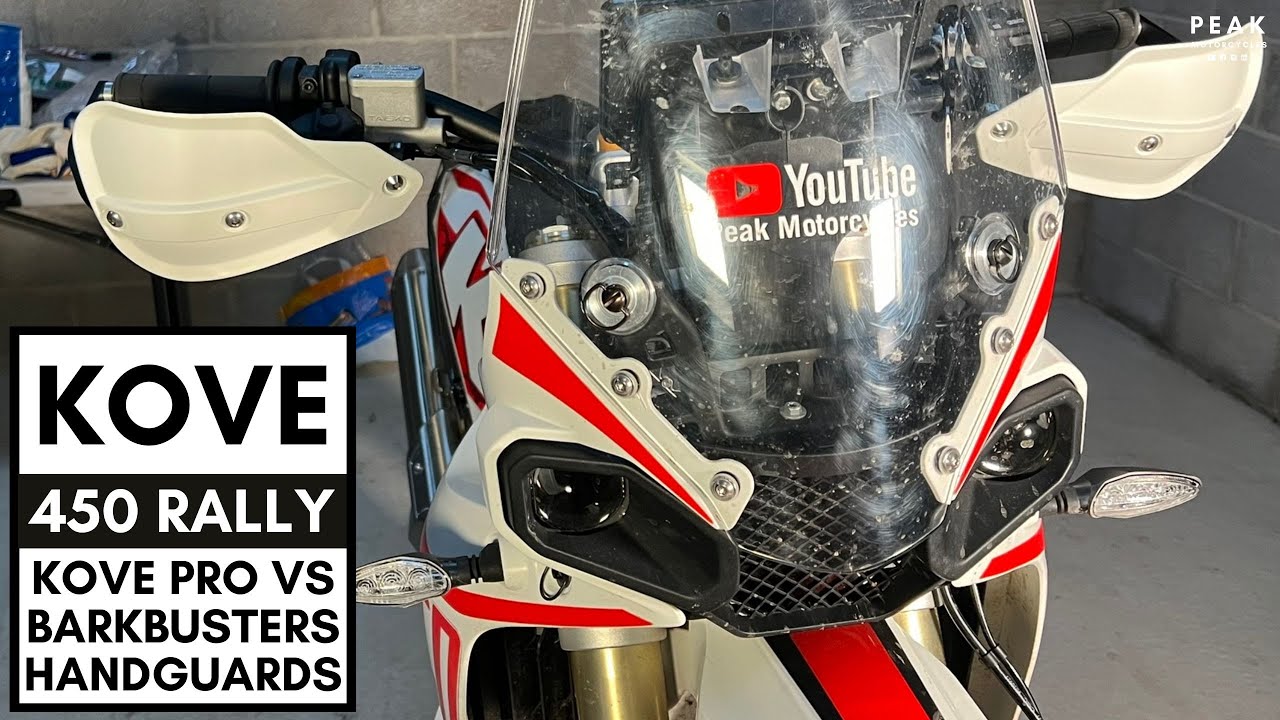 Kove 450 Rally: Kove Pro vs Barkbusters Handguards 4K