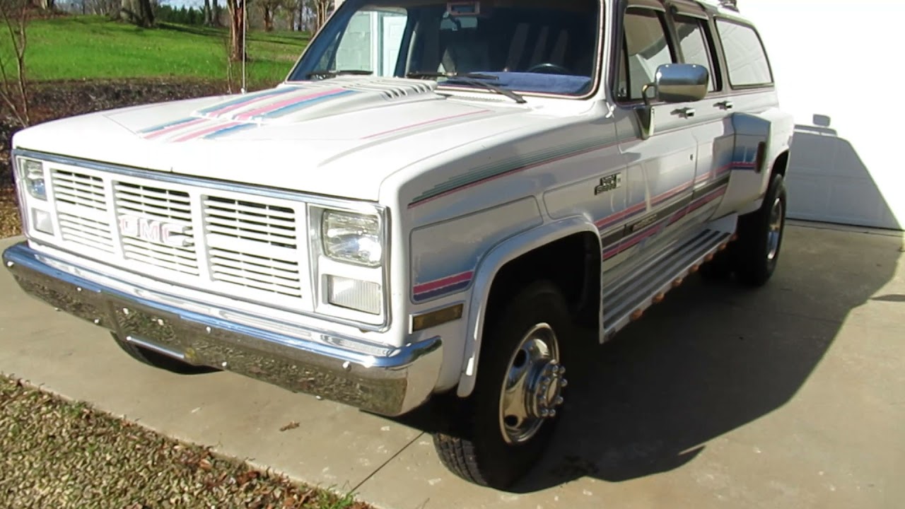 Rare!!! 1985 GMC Suburban Star Craft Edition 4WD 3500 Dually
