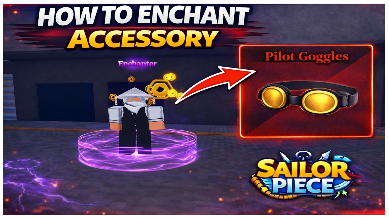 How To Enchant Accessories in Sailor Piece | How To Upgrade Accessories in Sailor Piece | Roblox