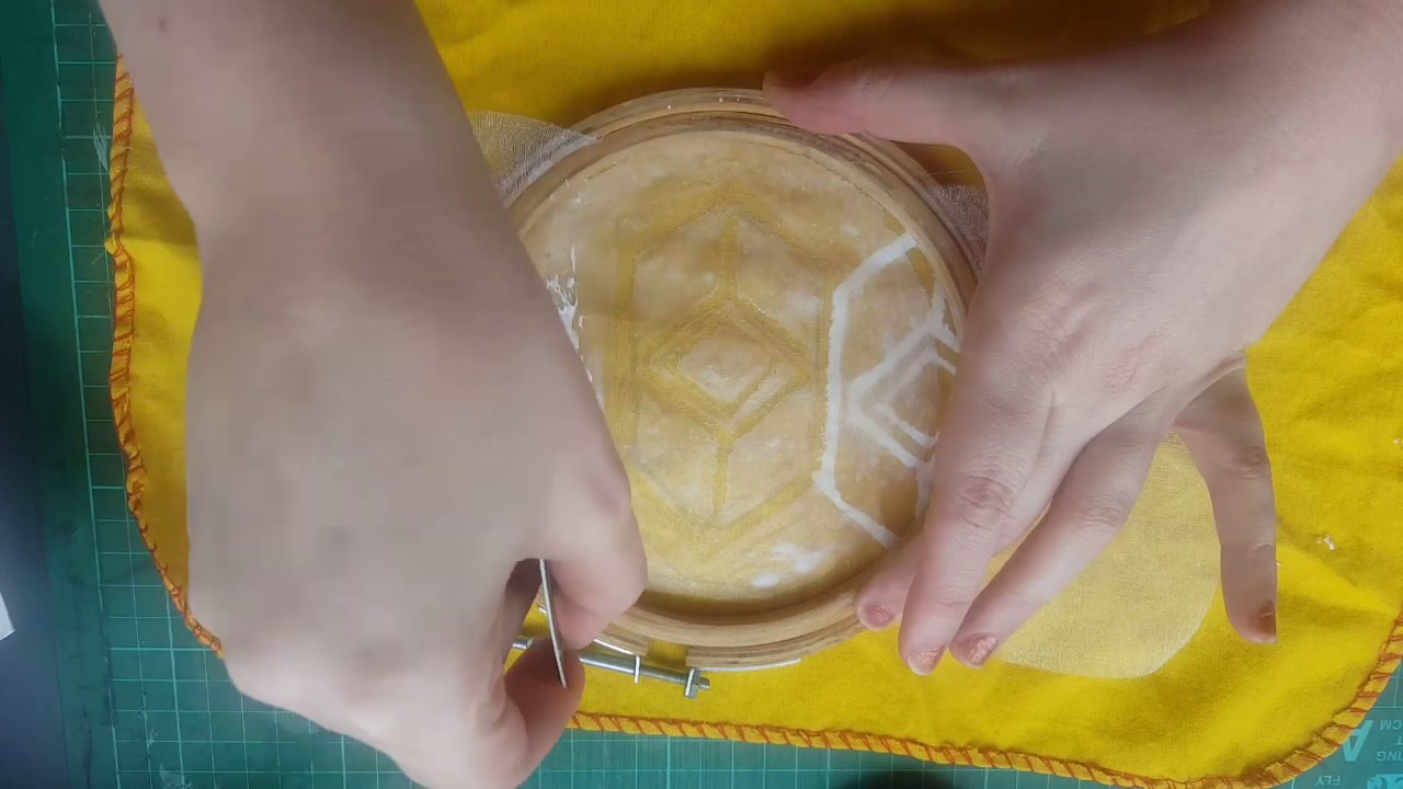 How to screen print at home DIY -simple hack-