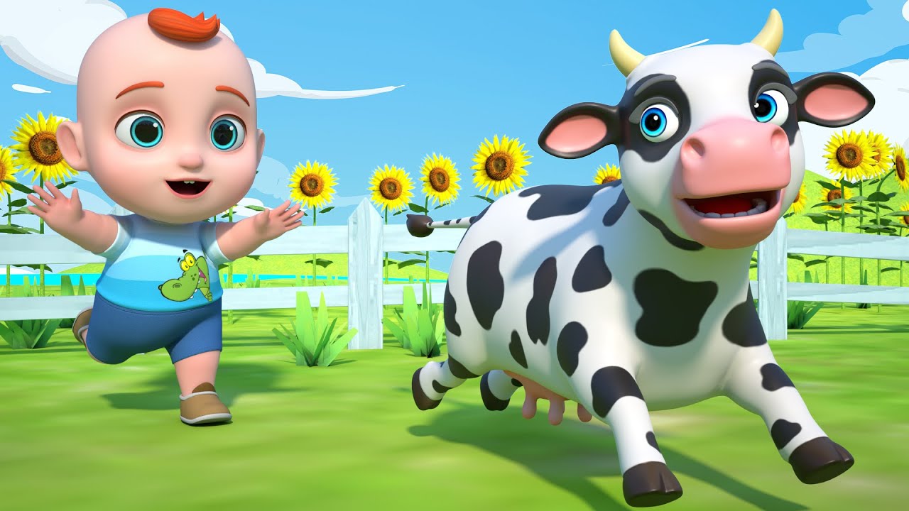 La Vaca Lola | Canción de la Granja | Canciones Infantiles | Bebe Leo en Español