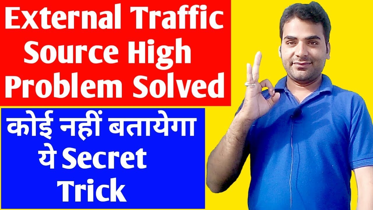 How to solve External Traffic Source Problem On Youtube | Youtube Video Share Problem solution