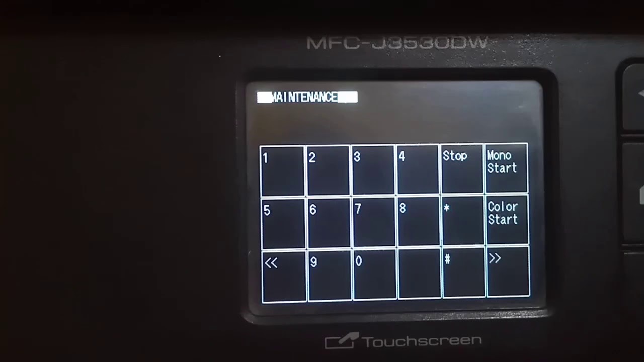 Brother , reinstall ink , solve ink problem ,حل نهائي لمشكلة تقطيع الالوان في الطابعة البرازر