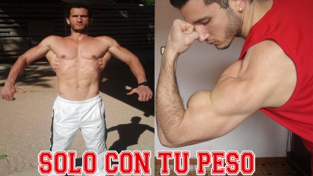 Rutina de espalda y biceps con peso corporal