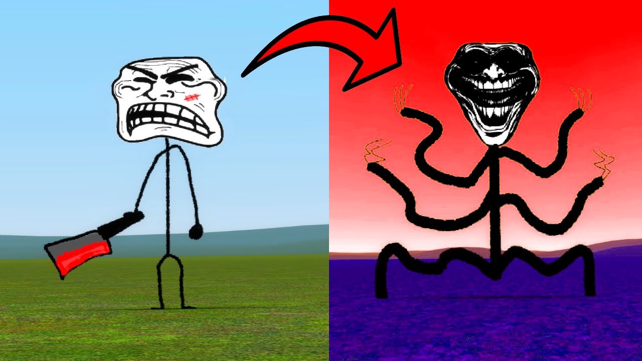 TROLLGE EXTREME PACK NPC ARE CURSED - Garry's mod Sandbox