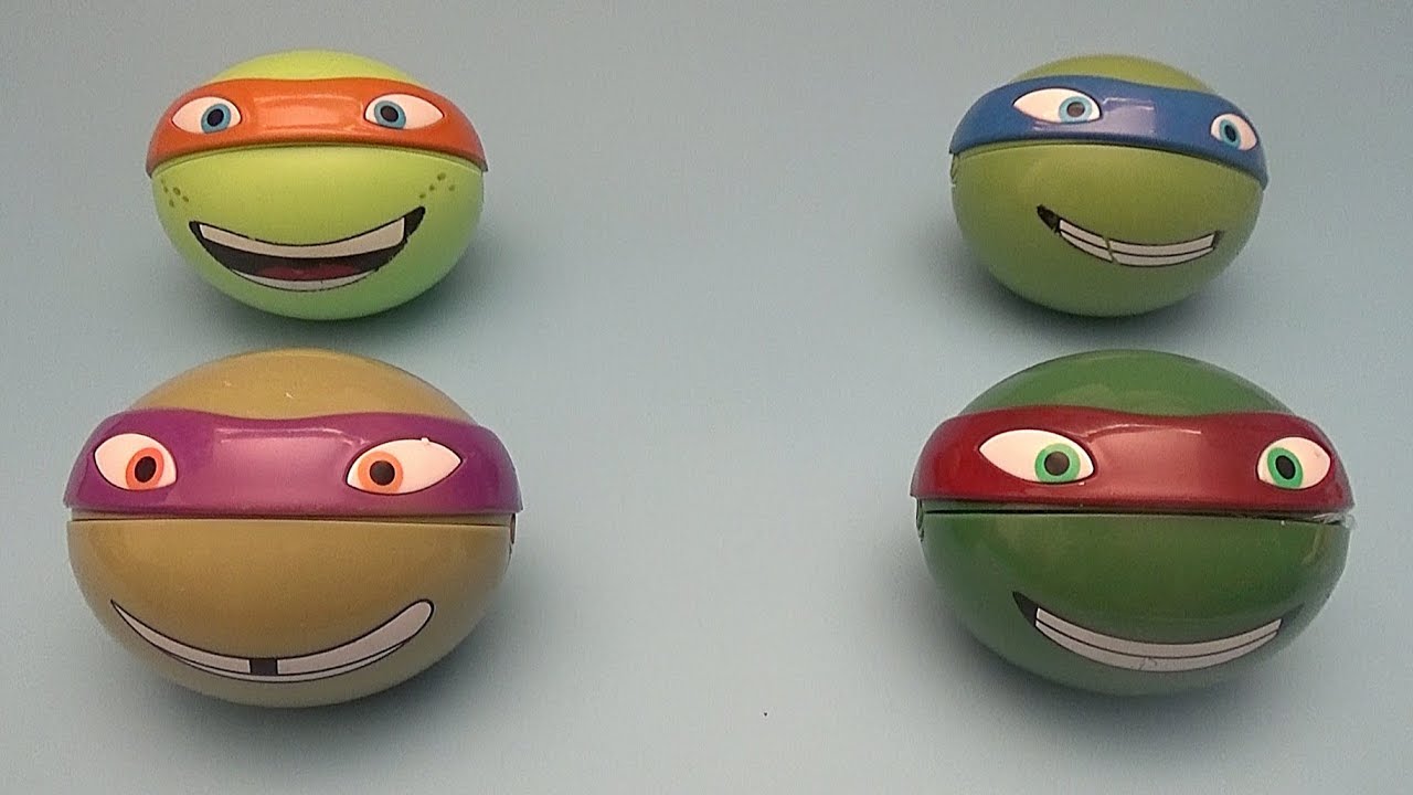 Learning Greater Than Less Than and Equal To with Surprise Eggs! TMNT