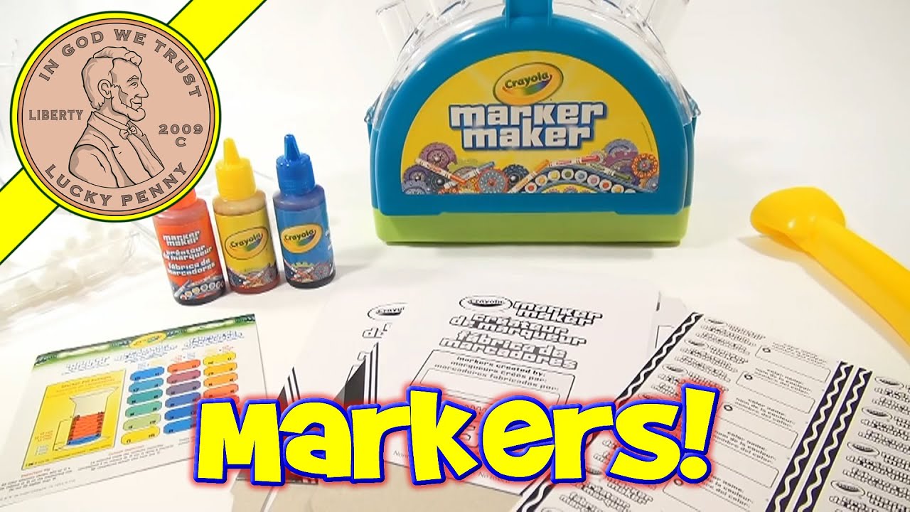 Набор для создания маркеров Crayola: создавайте собственные цвета и маркеры