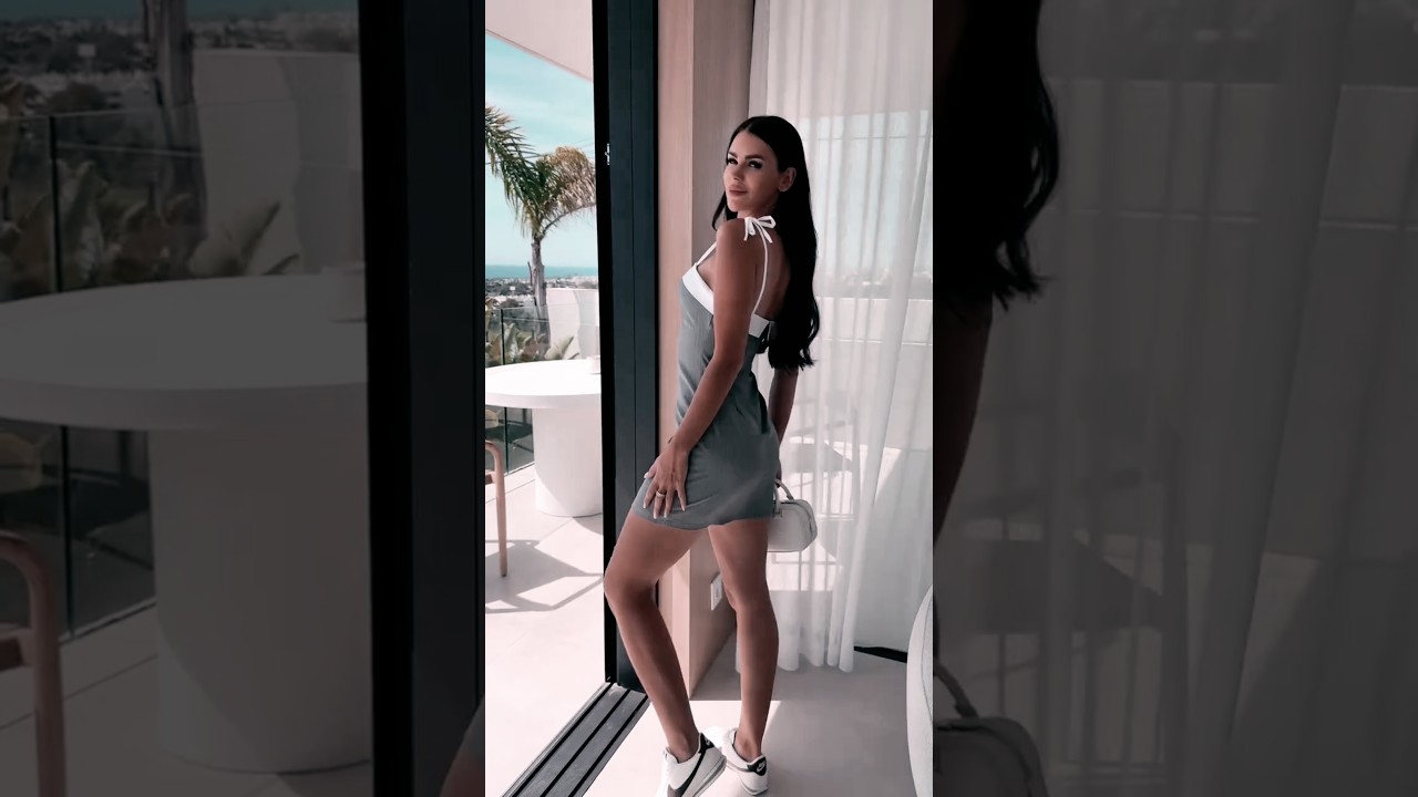 The Modern Mini: Lines, Contrast & Color Play #fashiontrends #ootd #outfitideas #casualwear