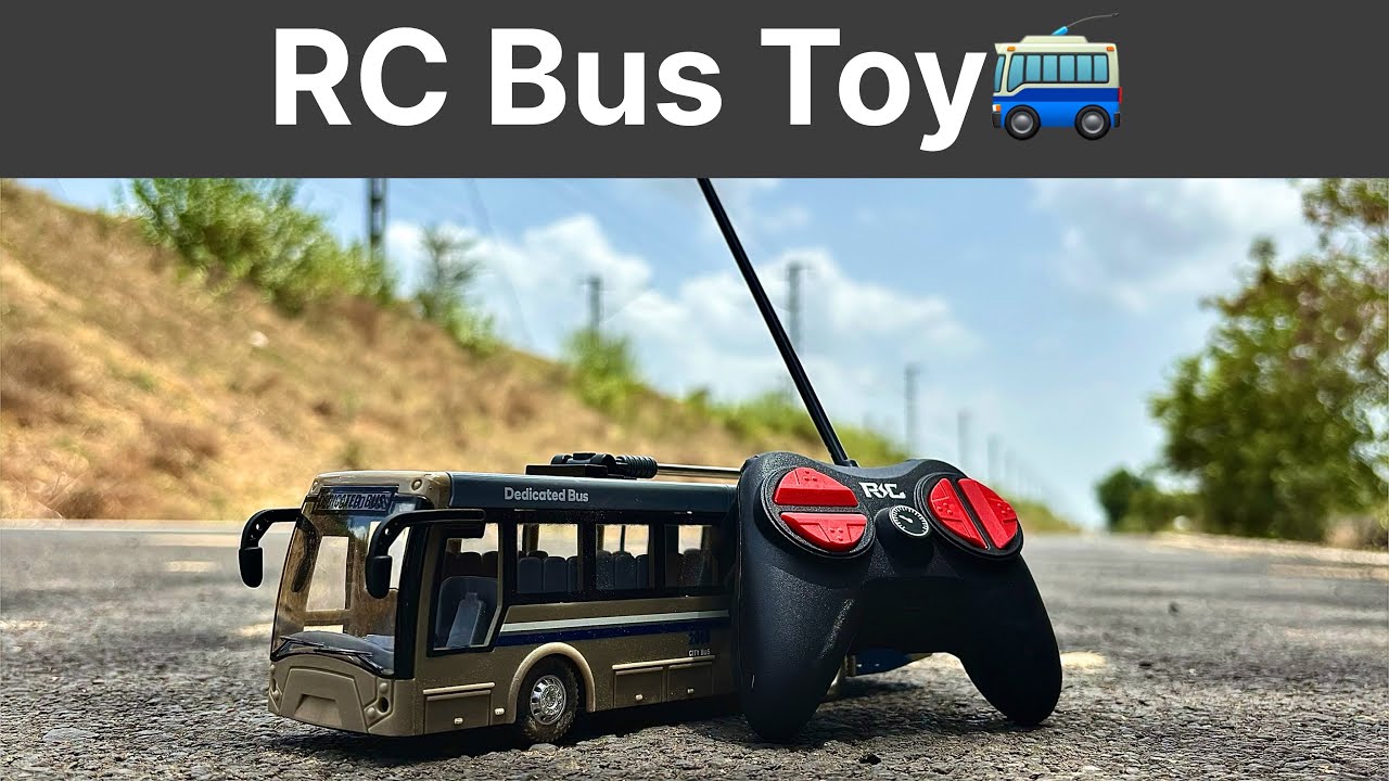 RC Bus Toy Unboxing and Review | RC Bus Toy 😎 #rctoys #rcbus