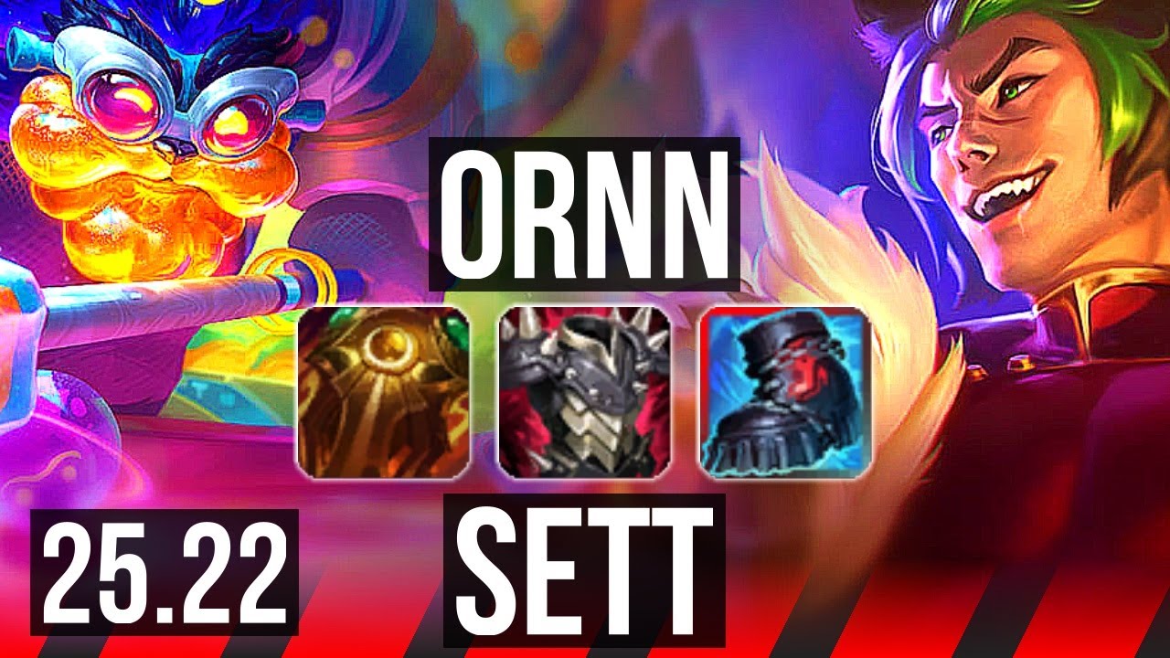ORNN vs SETT (TOP) | 6/2/8, 5k comeback | KR Master | 25.22