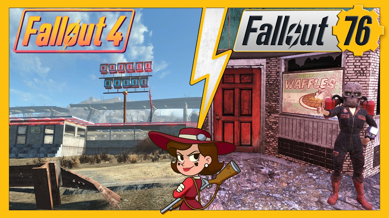 Fallout 4 - Building a Waffle House / Fallout 76 - Dailies and Shenanigans!