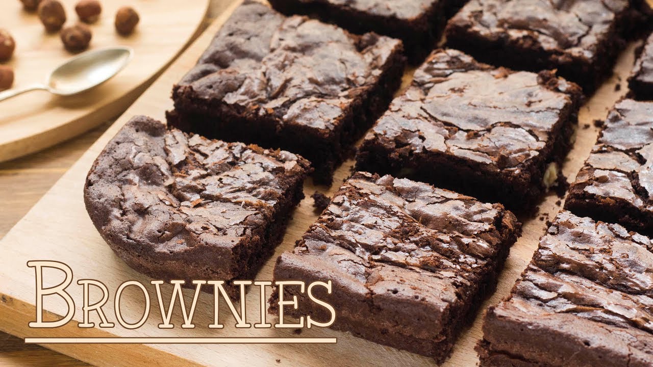 Brownies  al Cioccolato e Nocciole | Ricetta Dolce Facile e Veloce | Brownies Recipe | 55Winston55