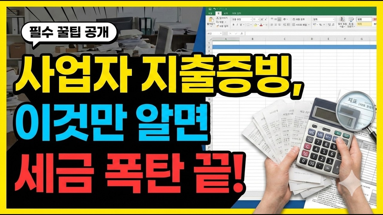 개인사업자 법인사업자 필수 시청! 적격증빙(지출증빙) 완전 정복 가이드