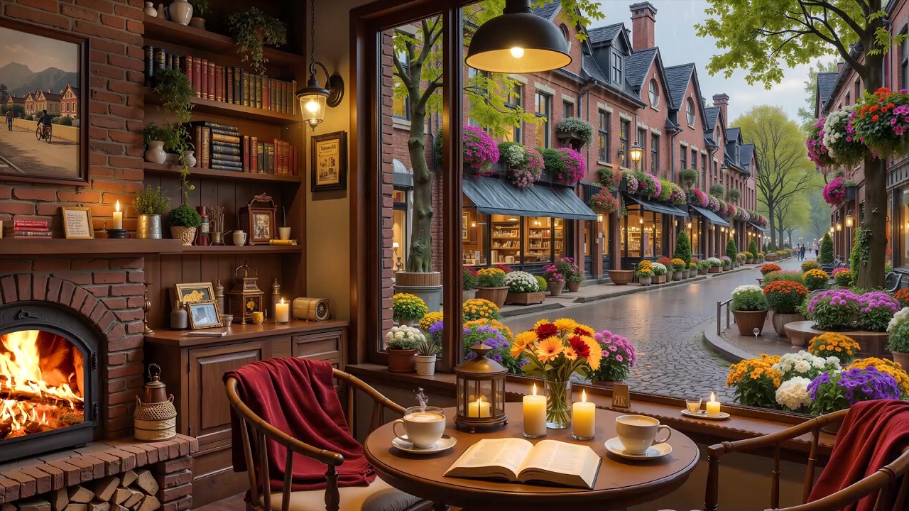 Quiet Spring Morning Café ☕ Smooth Jazz Music for Study, Work and Calm Relaxing Vibes Daily