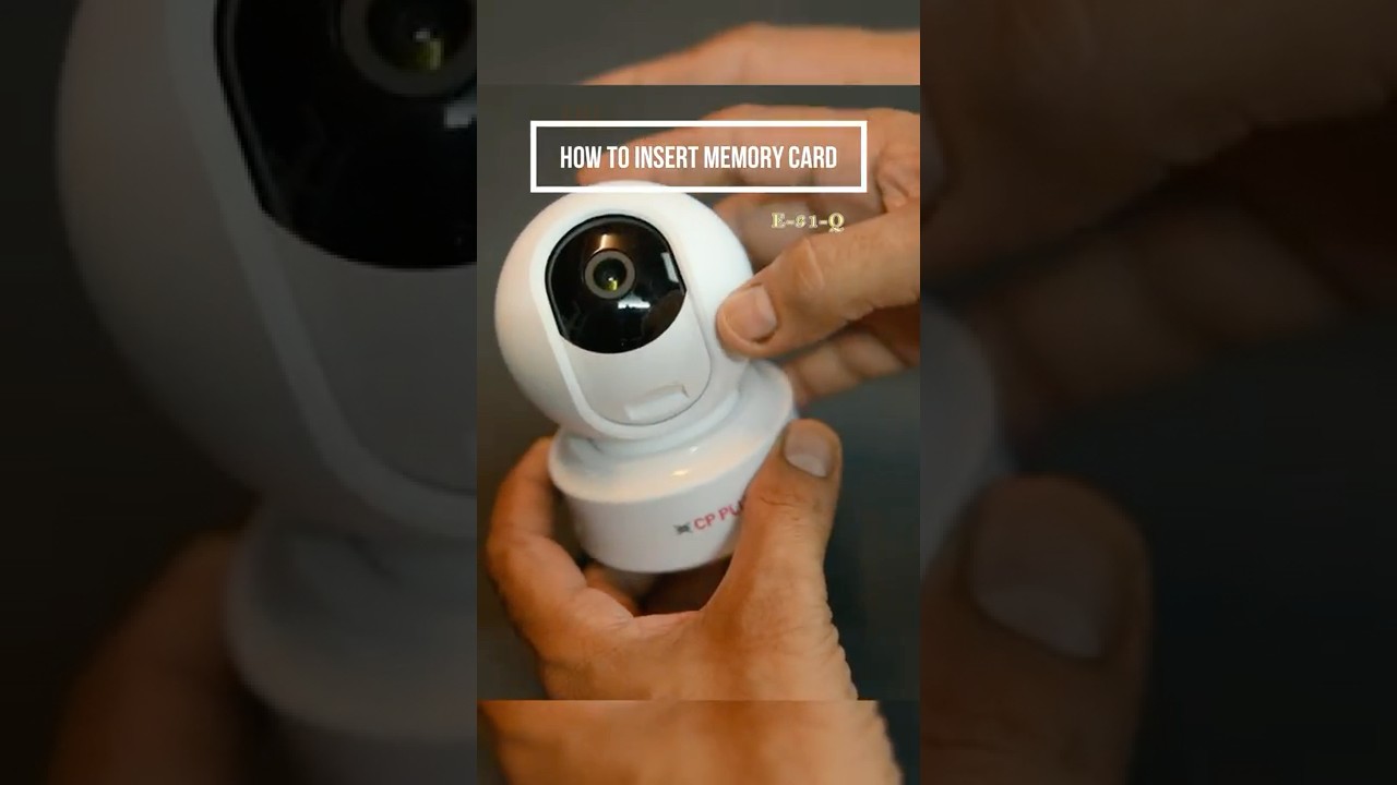 How to Insert Memory Card in CP Plus WiFi Camera | Step by Step Guide#cheapwificamera #wificamera
