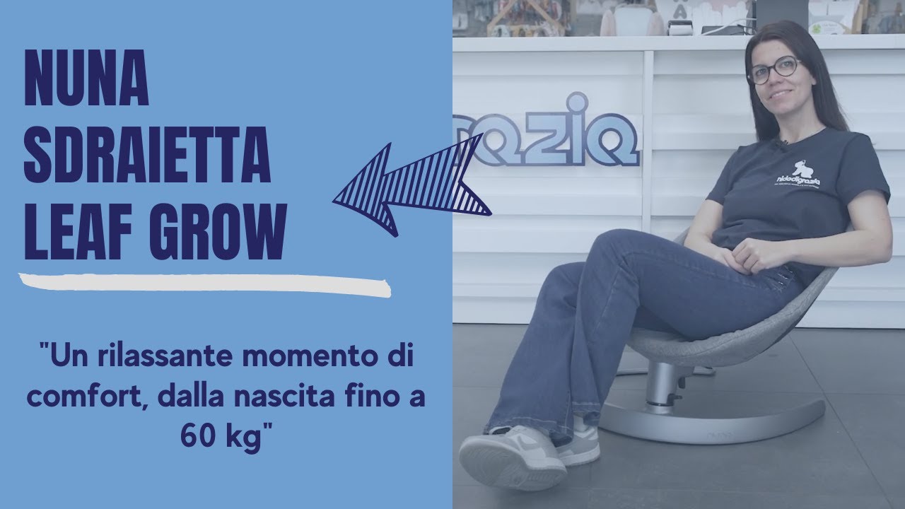 Sdraietta Leaf Grow di Nuna: raffinata, versatile e comfortevole