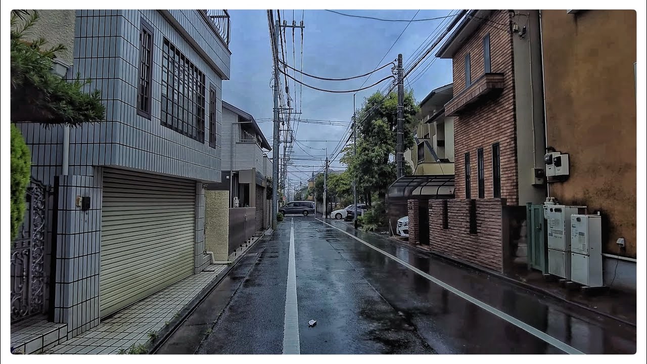 Walking in the Rain, Japan 4K