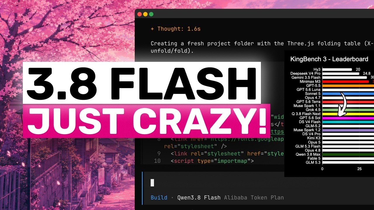 Qwen 3.8 Flash Next (Fully Tested & VS GLM-5.3 Flash): You can run it LOCALLY! & IT