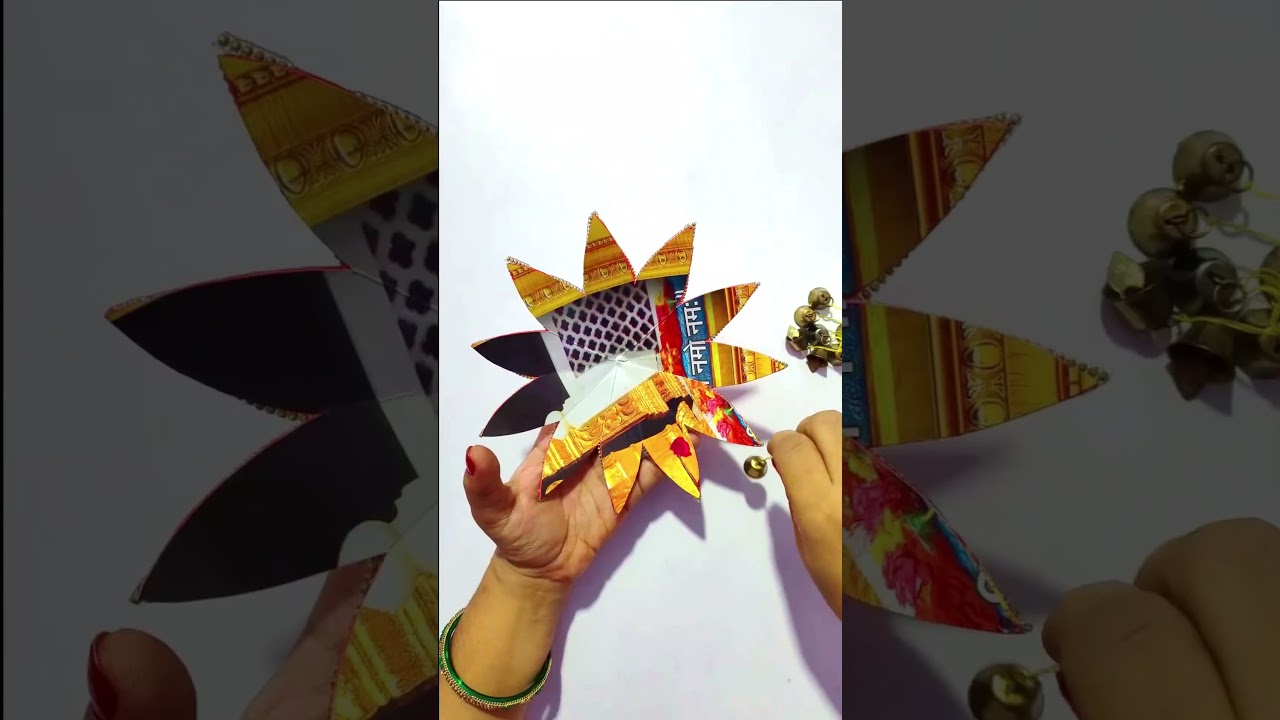 DIY Umbrella For Lord Ganesa #bestoutofwaste #shorts