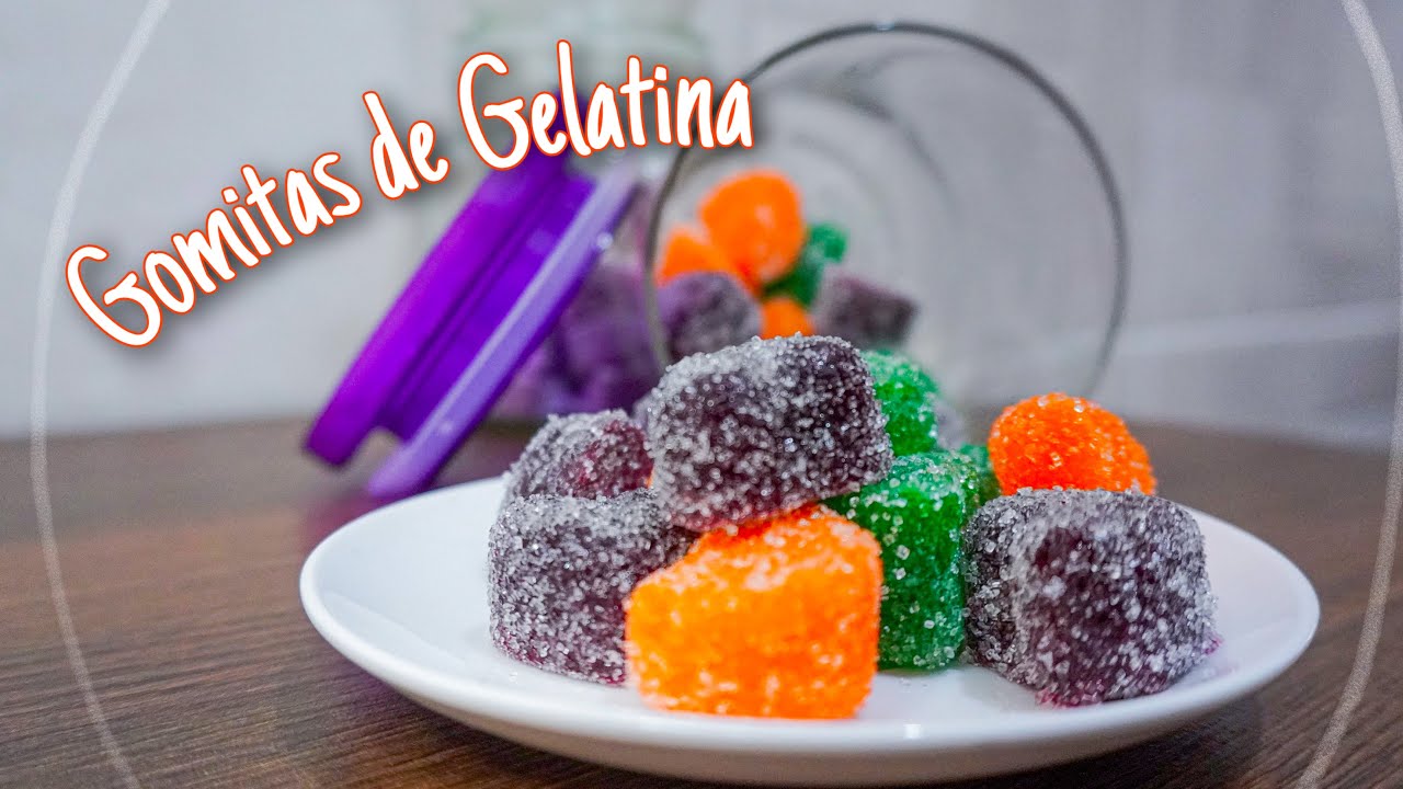 Como Hacer deliciosas GOMITAS DE GELATINA caseras [Facil y rápido]  #ComiArte👉🏻2020