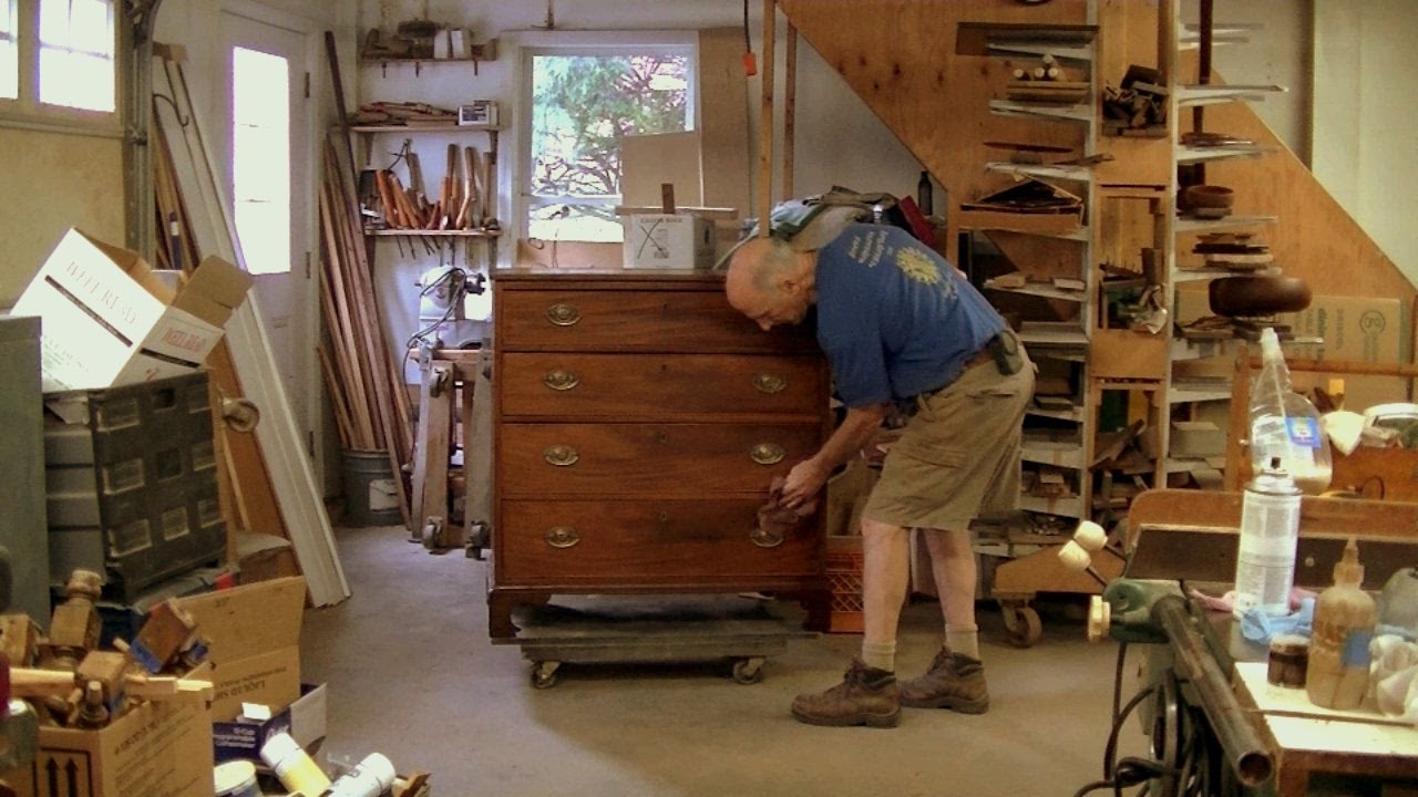 New Feet for an 18th Century Federal Chest of Drawers - Thomas Johnson Antique Furniture Restoration