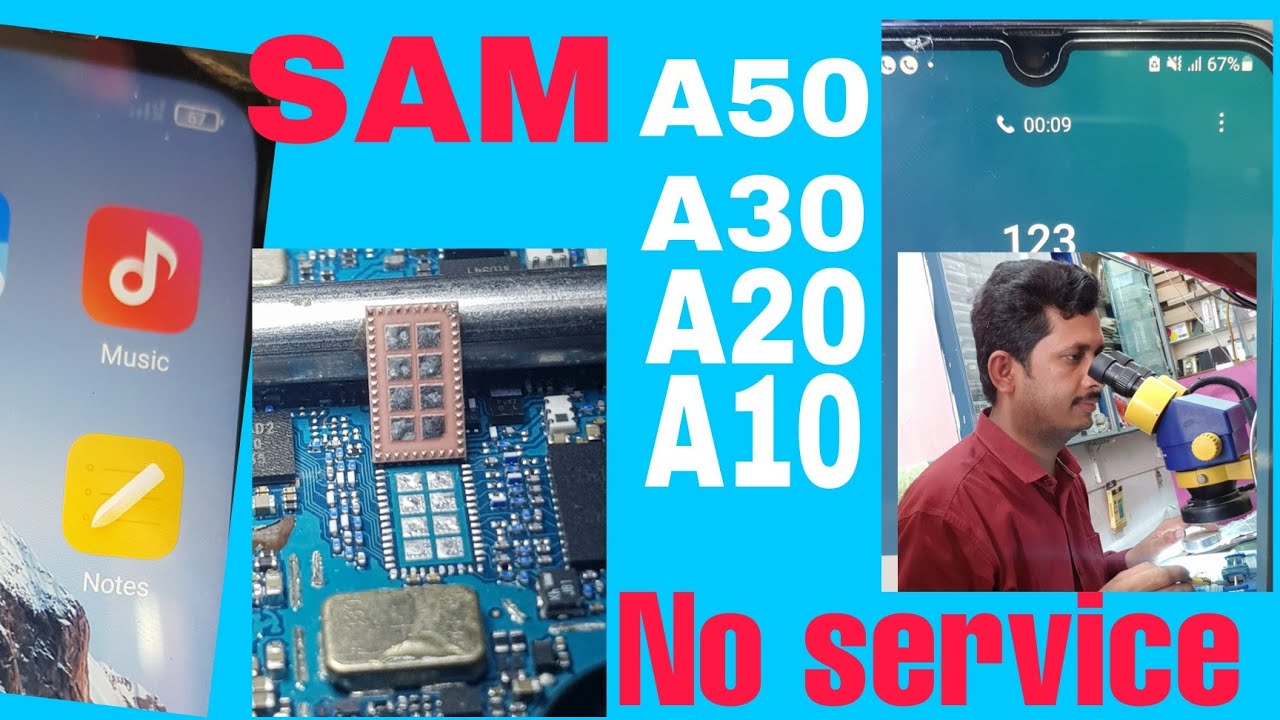 SAMSUNG A50, A30,A20,A10 NO SERVICE, NO NETWORK problem,solution SAMSUNG A50 signal problem