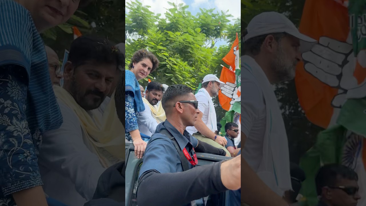 Voter Adhikar yatra🫶 #trending #rahulgandhi #priyankagandhi #tejashwiyadav #bihar
