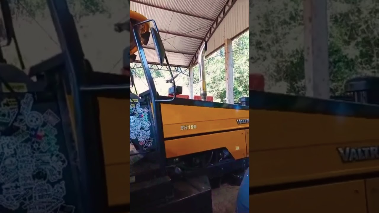 BH 180 Valtra com pente na turbina #pentenaturbina #valtra #escapedireto