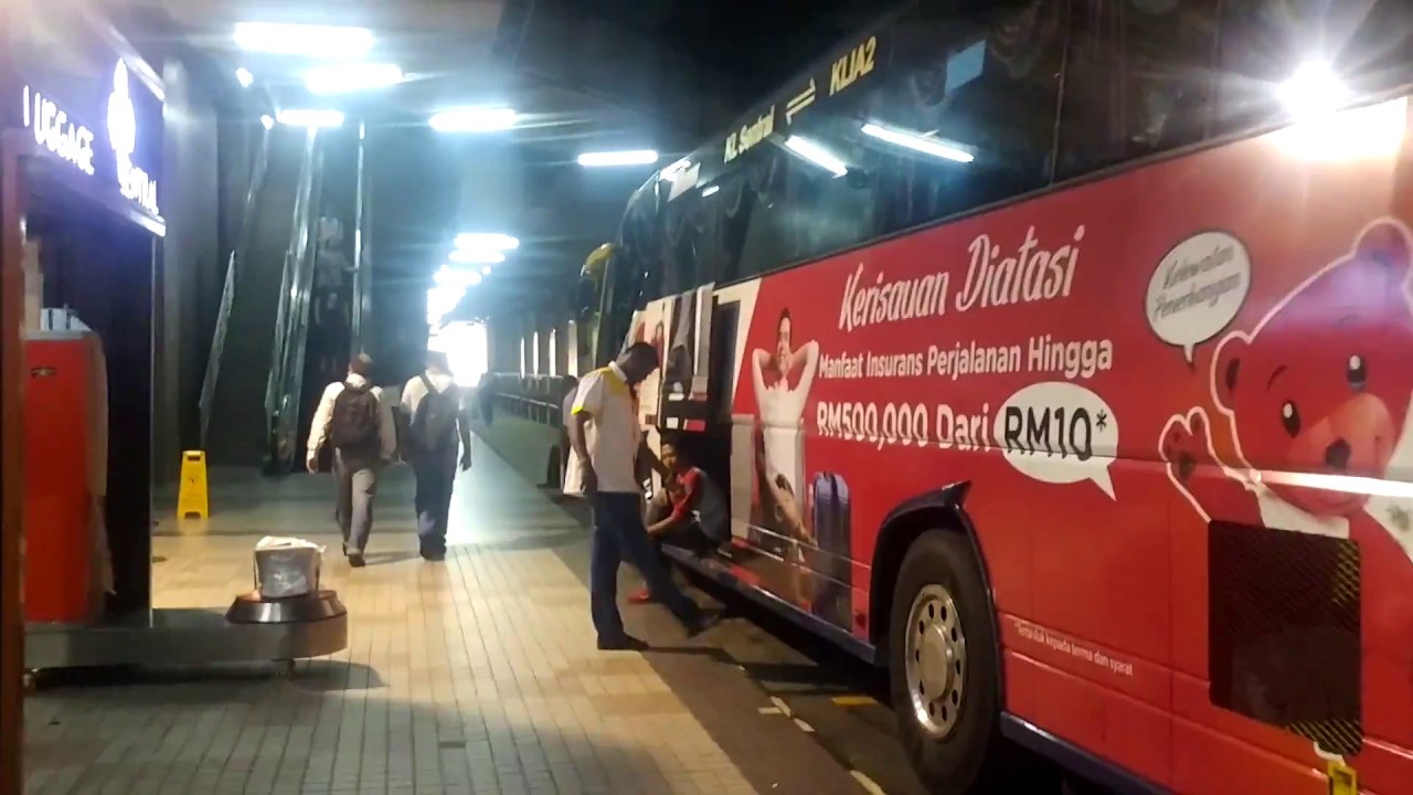 From KL sentral bus station to My Hotel @ Sentral