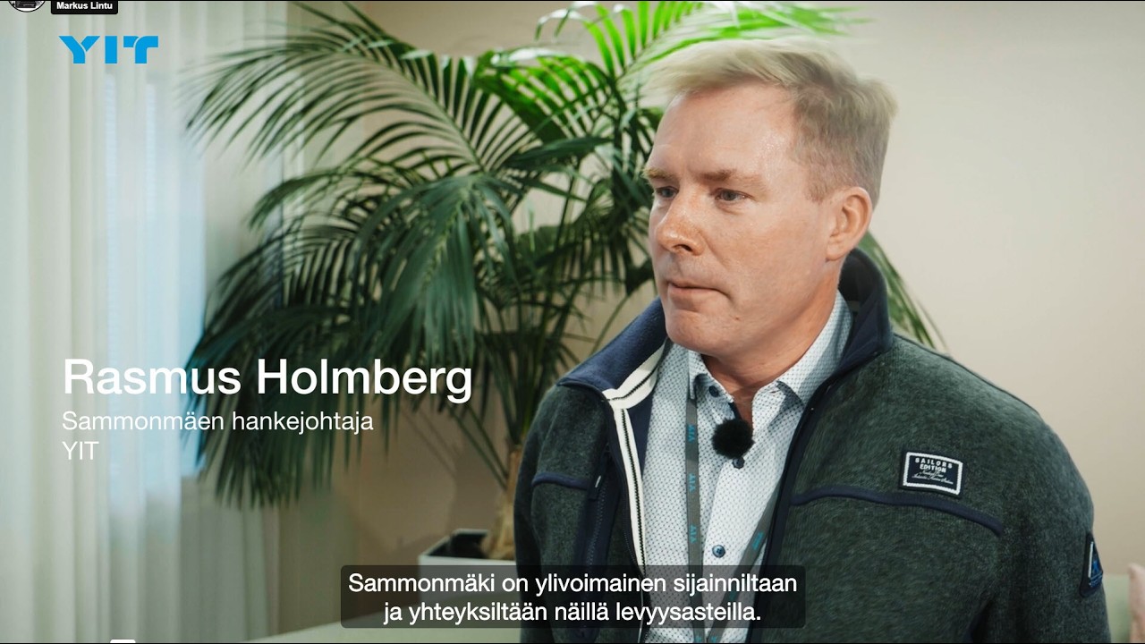 Sammonmäki - sijainniltaan ylivoimainen logistinen keskittymä Tuusulassa