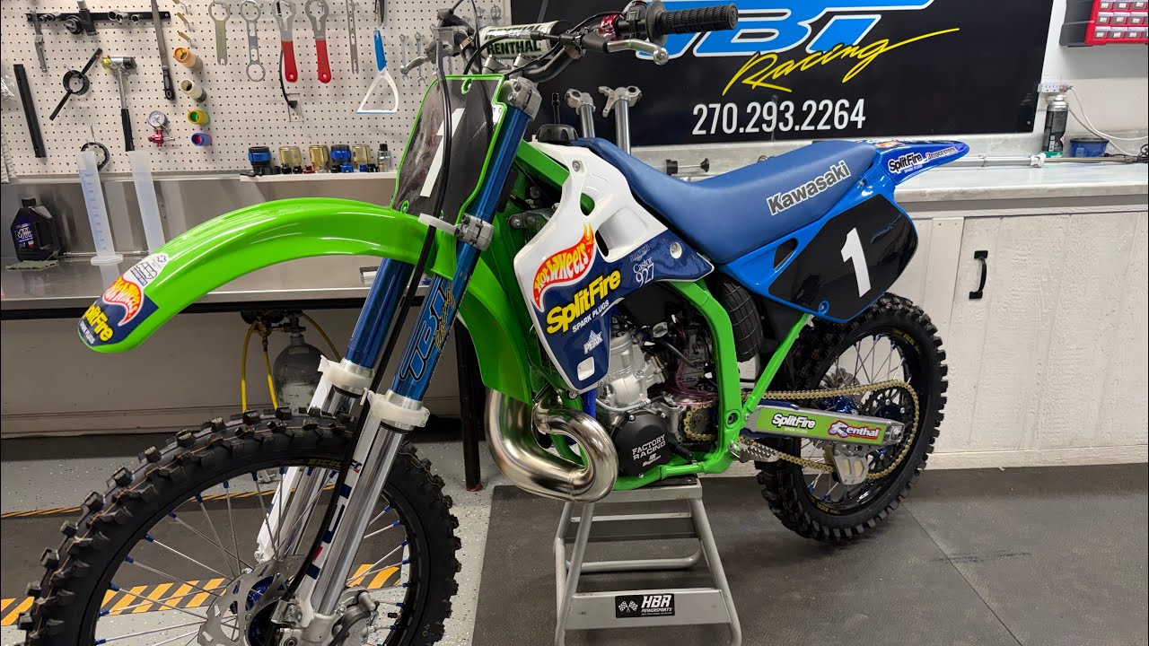 HBR Powersports - TBT MidSouth. Профессионально собранный мотоцикл KX250 1992 года выпуска.