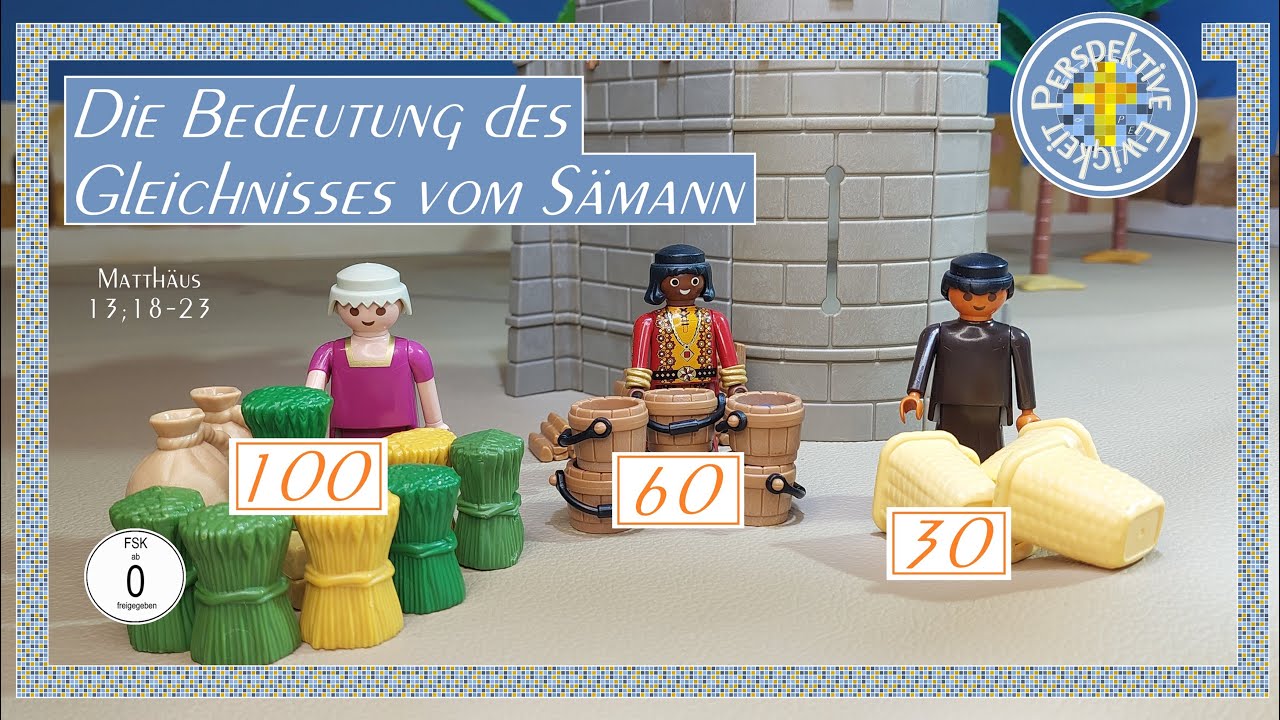 Die Bedeutung des Gleichnisses vom Sämann | NT 56 | Nachgespielt mit Playmobil Figuren | Kinderfilm