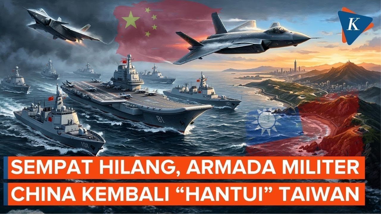 Sempat Hilang sejak Perang Iran, Armada Militer China Kembali 