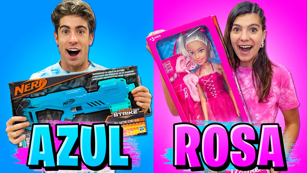 24 HORAS COMPRANDO TODO AZUL Y ROSA !!!