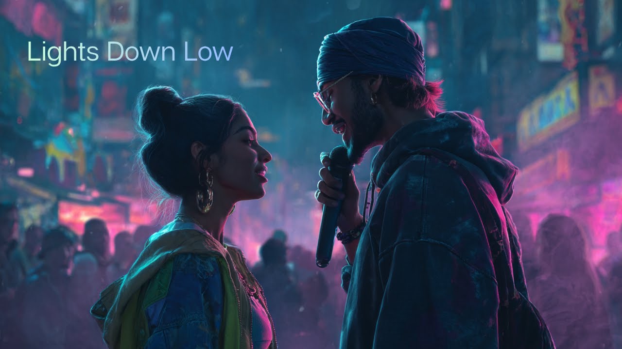 💥 Lights Down Low | Punjabi–English Romantic Rap Fusion 2025 | DilWave