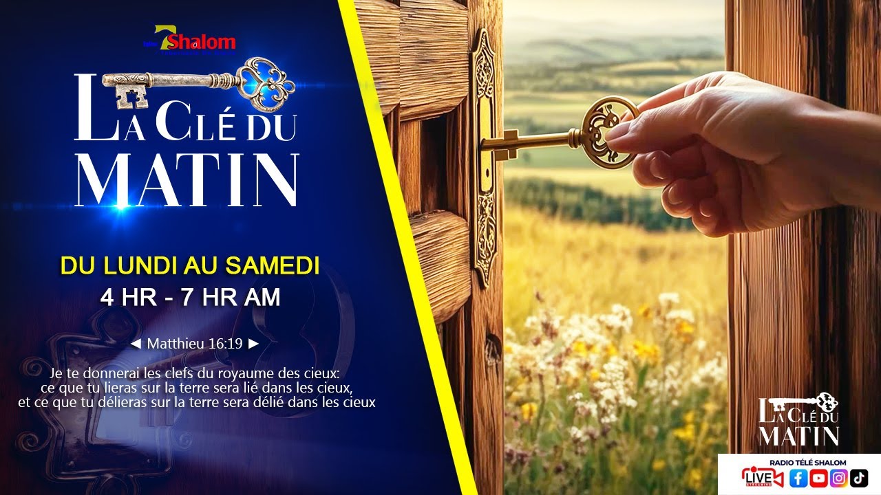 EN DIRECT🔴LA CLEF DU MATIN I VENDREDI 20 FEVRIER  2026 | RADIO TELE SHALOM
