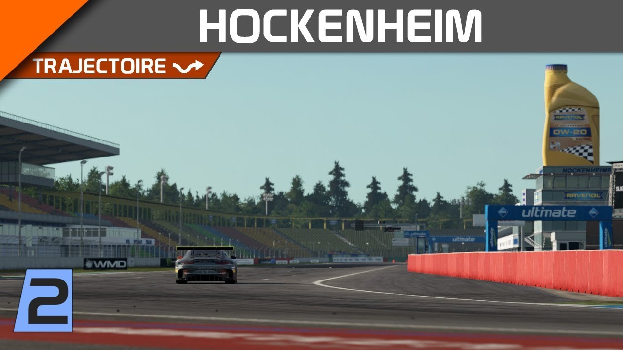 Guide de conduite sur le Hockenheimen Mercedes AMG GT3 ● Project CARS 2 FR