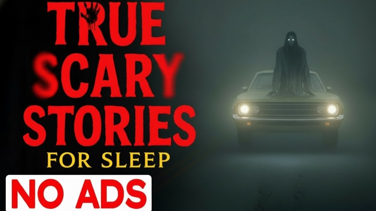 NO ADS 🛑 TRUE Scary Stories for Sleep (4 Hours) | Gentle Rain Sounds | Black Screen | Vol 12