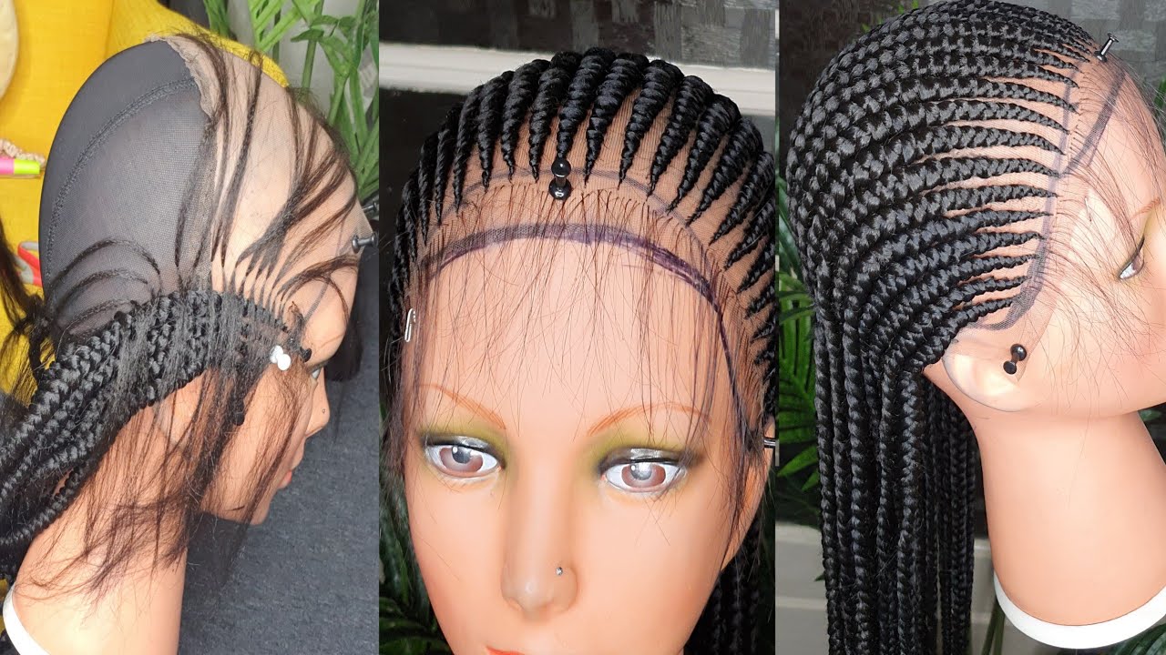 DIY BRAIDED WIG USING EXPRESSION EXTENSIONS | GHANA WEAVING
