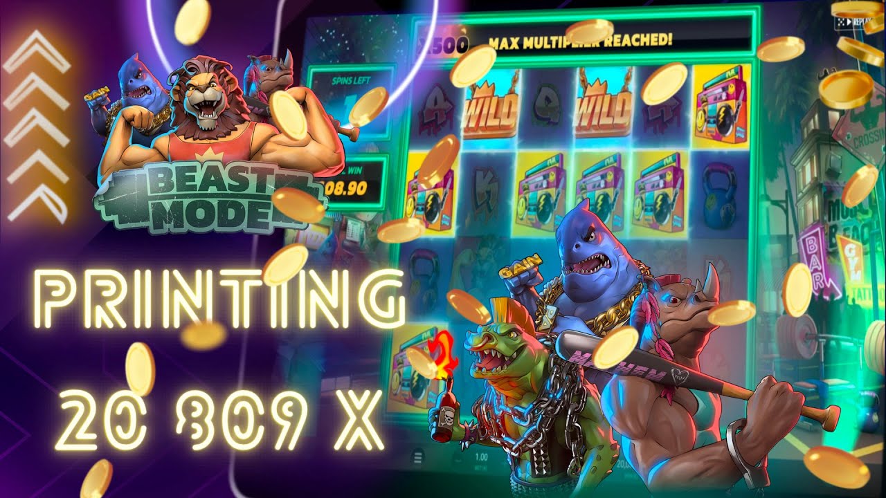 PRINTING OVER 20,000X FROM A &euro;1 BET ON BEAST MODE SLOT BY RELAX GAMING
