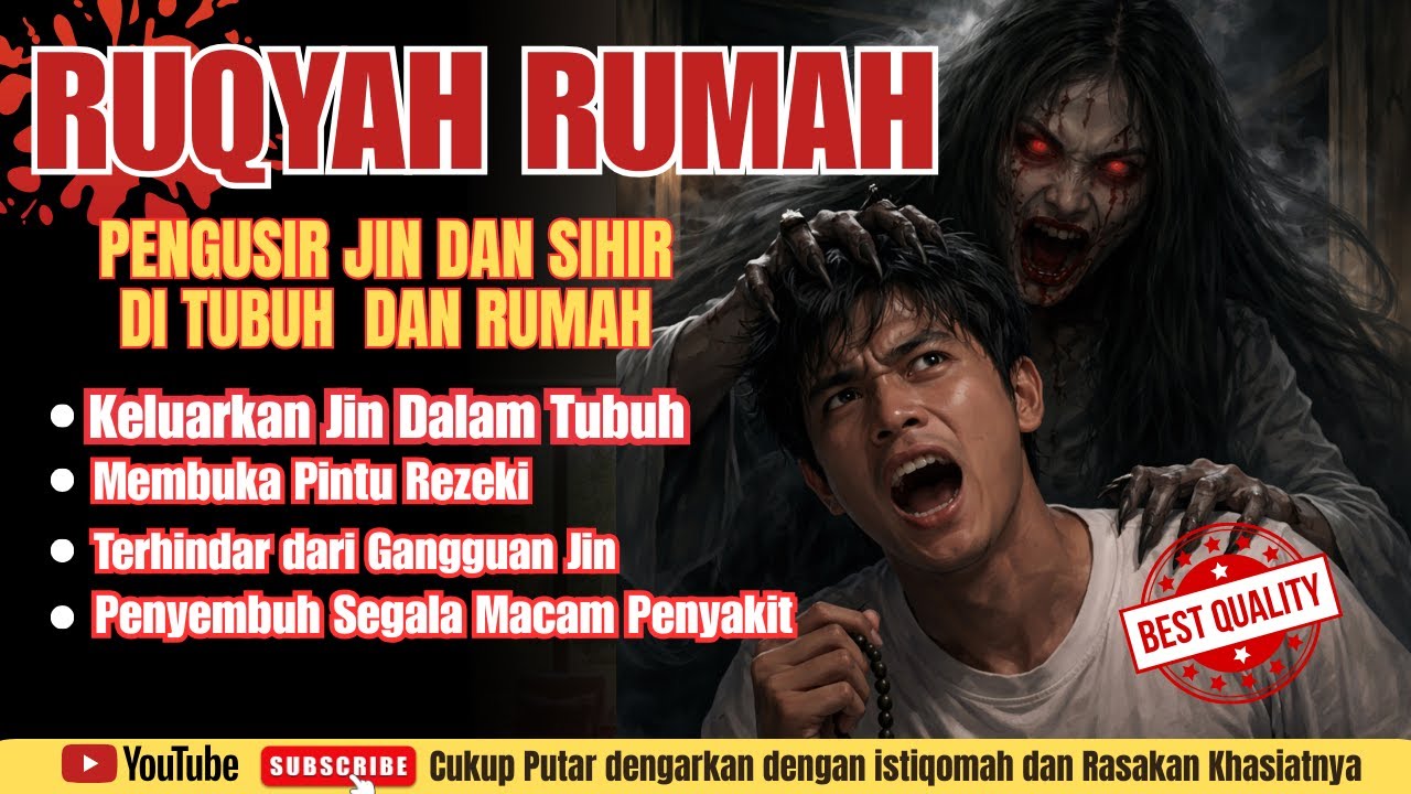 RUQYAH RUMAH PENGUSIR JIN DAN SETAN, DARI TUBUH DAN RUMAH
