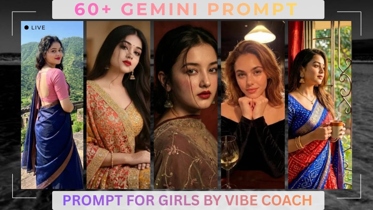 60+ VIRAL Gemini Image Generation Prompts for Girls ✨ AI Girl Photos (2026 Trending) #gemini