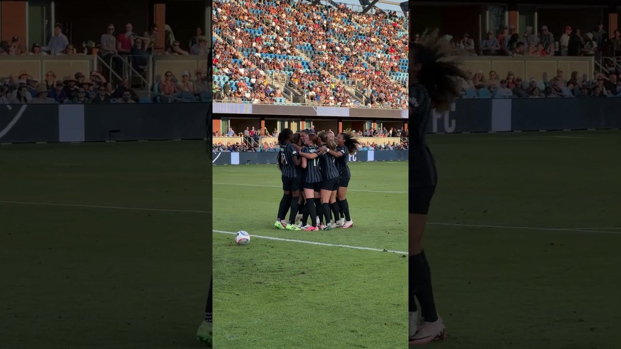 MAKENNA MORRIS WITH THE GOAL IN HER FIRST START IN THE NWSL!!! 🤩👏💛🖤 