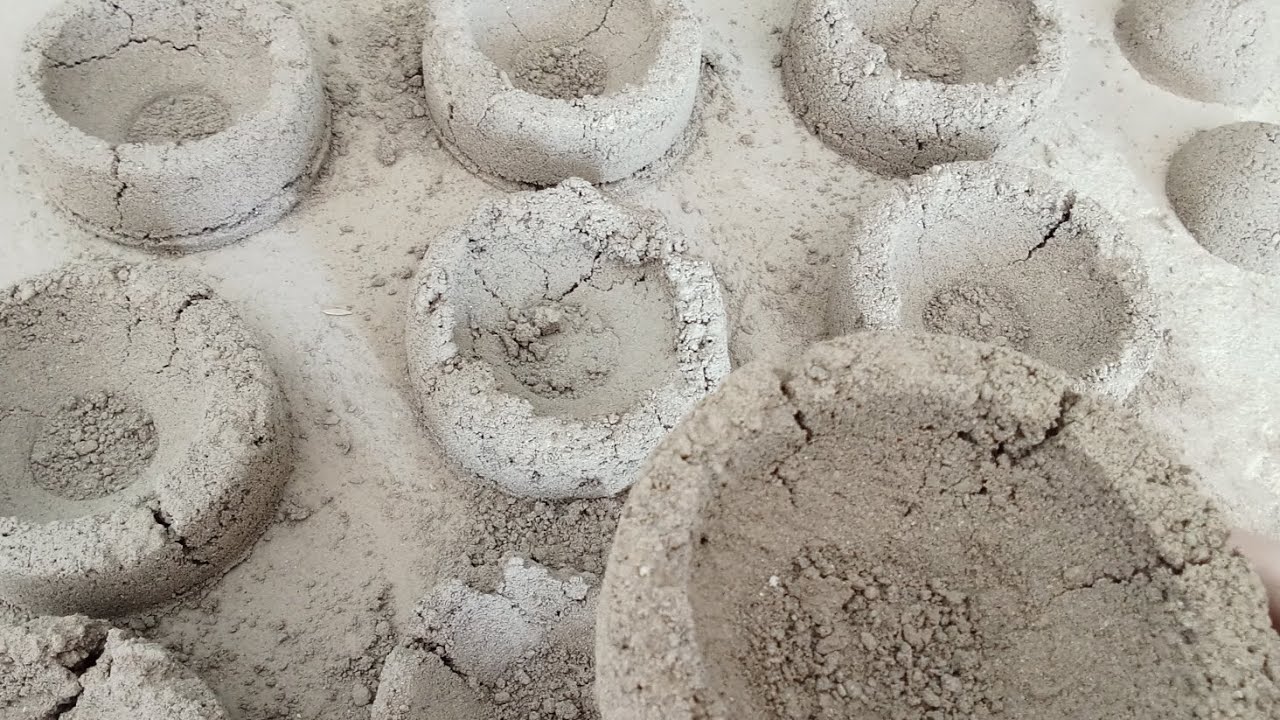 Lovely crumbling of stoney sand ⏳ mud texture 🤎|| floor crumbling|| #asmr #oddlysatisfying #crunchy