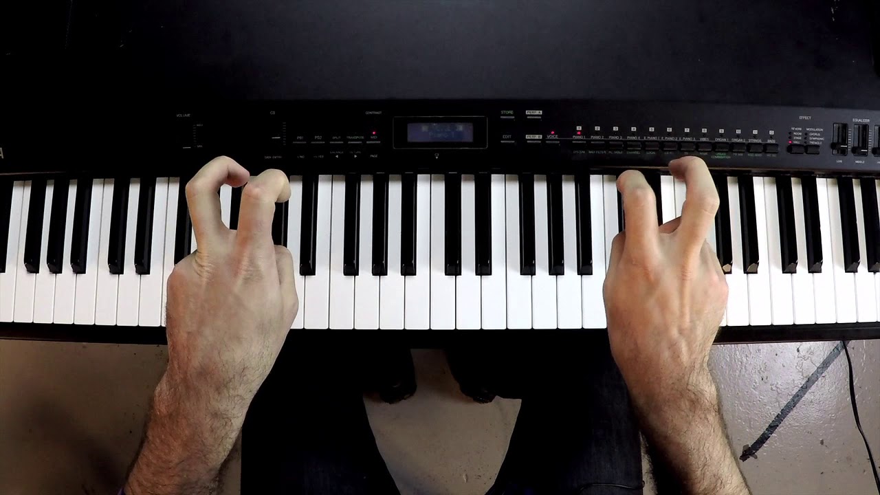 How To Play the Chromatic Scale and Whole Tone Scale on Piano