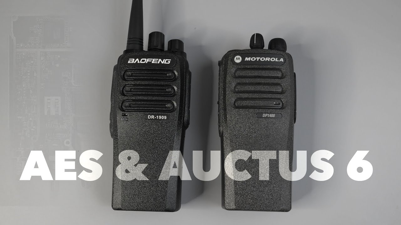 Baofeng DR1909 DMR. Реально работает AES на новом чипе Auctus A6?