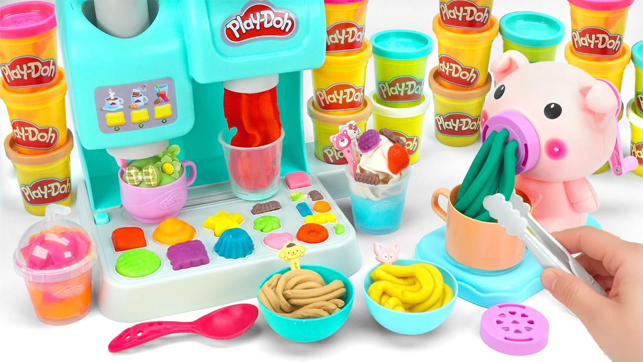 Burger Shop Toy Playset ASMR Satisfying with Unboxing