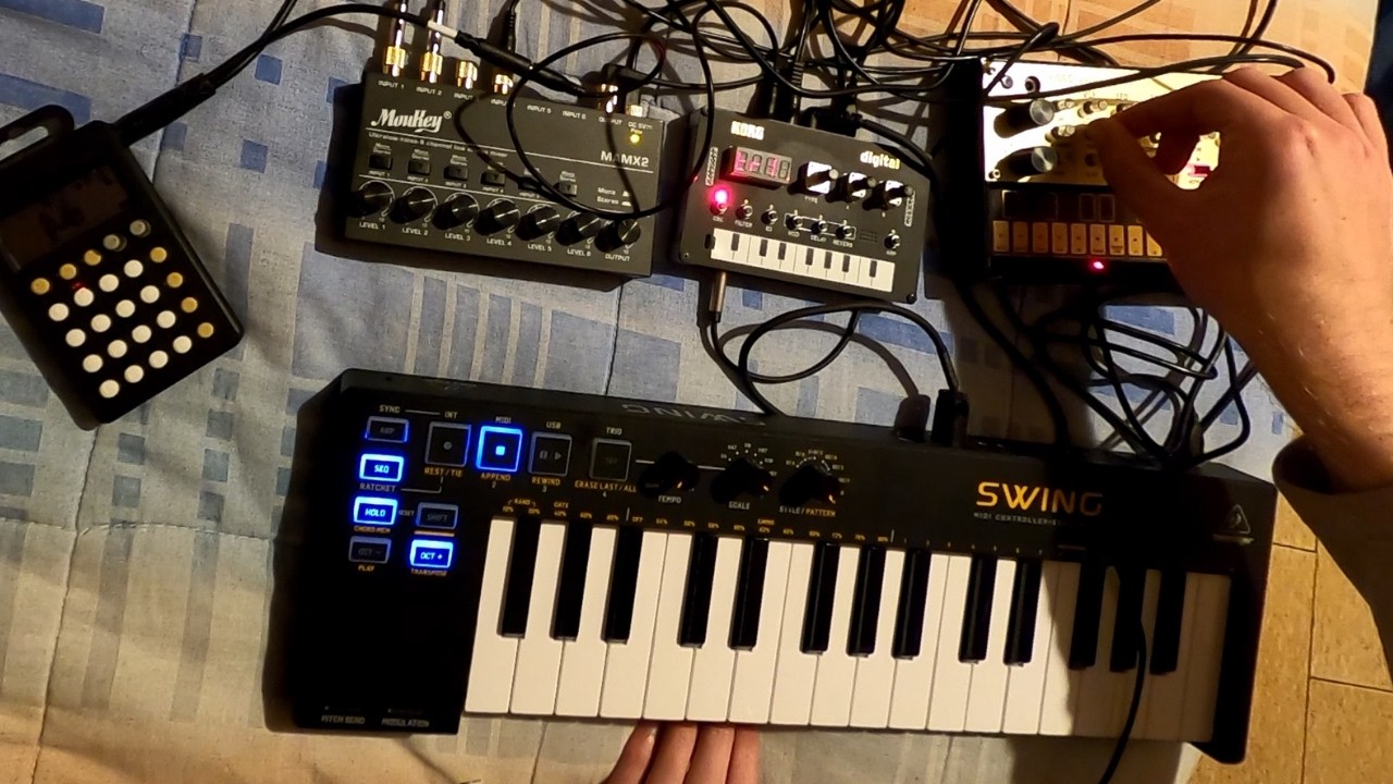Little JAM with VOLCA KEYS (with PO33, NTS1 & SWING)
