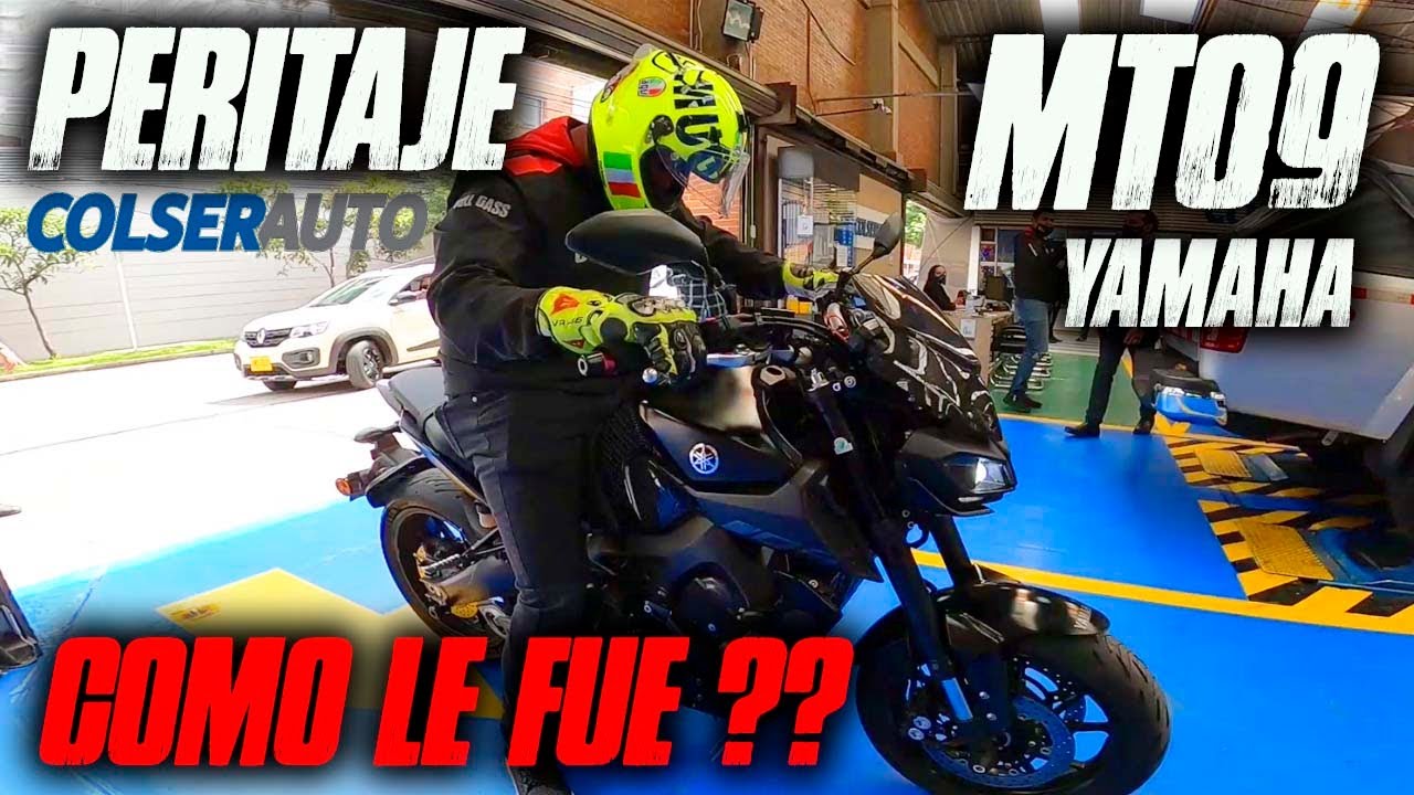 COMO LE FUE?? Peritaje Yamaha MT09 en COLSERAUTO
