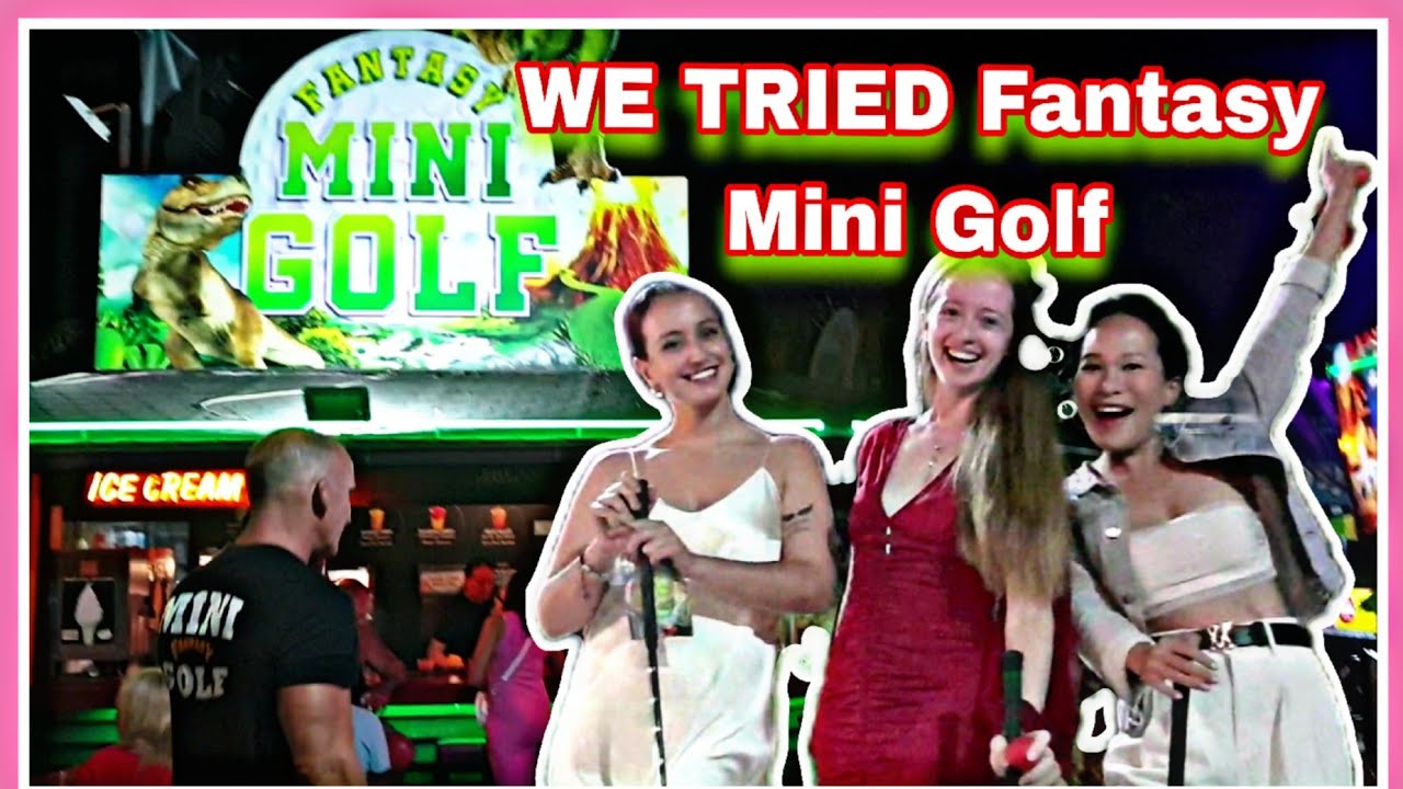 WE TRIED FANTASY MINI  GOLF #tsilivi #zakynthos  #thingstodointsilivi